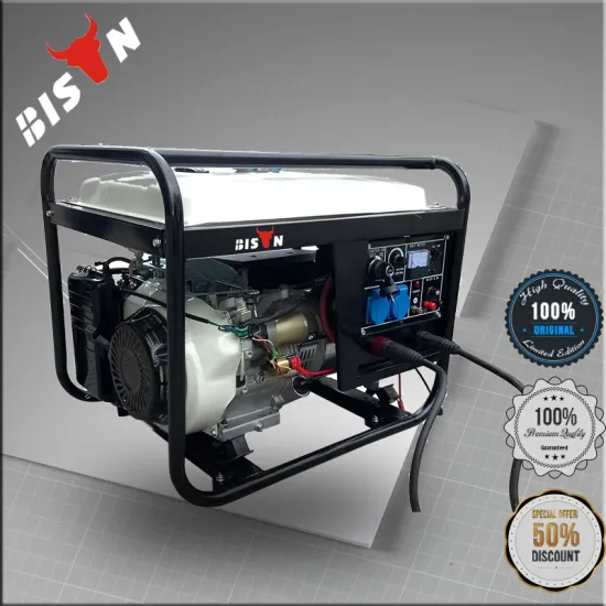 BISON China Zhejiang 6KW AC Three Phase Cheap Portable Welder Generators