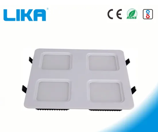 LED panel light used in bedroom at home