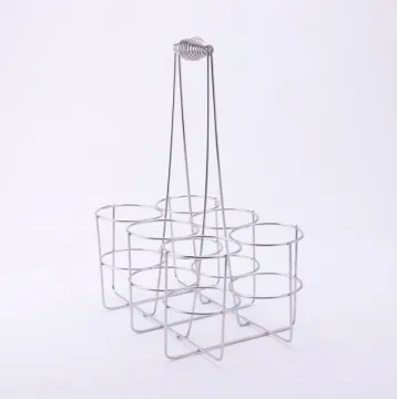 Stainless Steel Beer Wine Bottle Holder With Handle