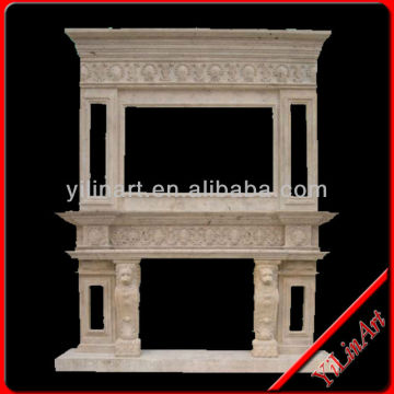 Hand Craved Natural Godin Indoor Fireplace Accessories Hot Sale 2014 YL-B102