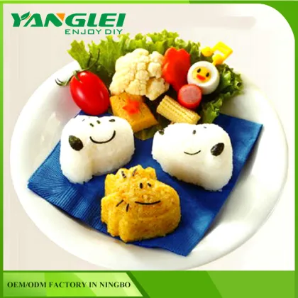 plastic snoopy rice mold