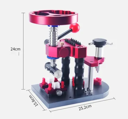 5700 Table Watch Back Removal Tool Kit: 25 Dies, 7 Prying Knives for Rolex and Other Watches