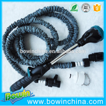 Hot sell Grey color expandable garden hose with Aluninum connector