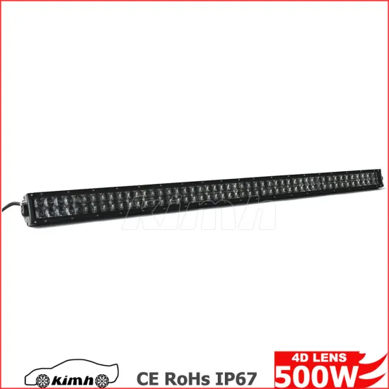 500W 52" straight wholesale car off road truck 4x4 4D led light bar