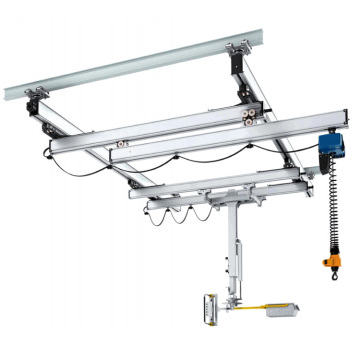 Kenancranes Flexible Track suspendre un mini système de grue à pont léger