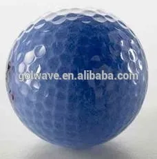 2layer high quality crystal golf balls,miniature golf ball,crystal colored golf balls