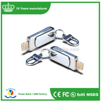 Multi-Function Dual Port of swivel Usb Flash Drive for Android connecting Mobile Phone/Computer