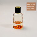 Glass volcano perfume bottle