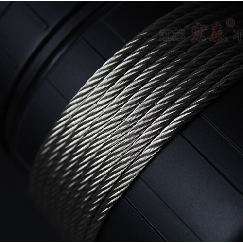 316 wire rope 6x19IWRC stainless steel cable