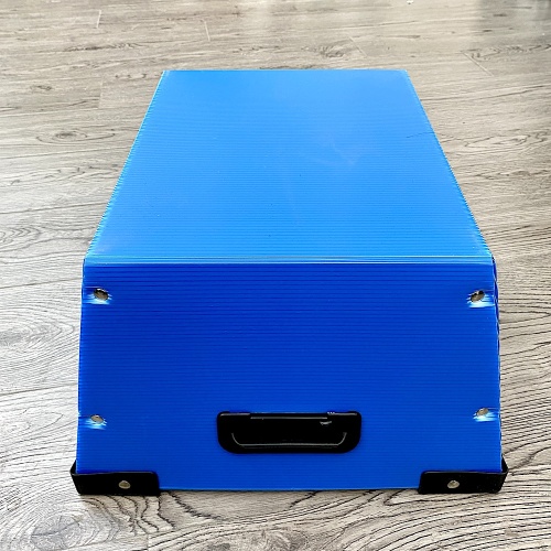 Blue PP Corrugated Plastic Storage Box