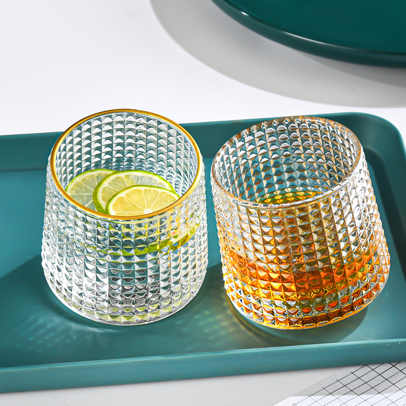 Rolling Tumbler Glass