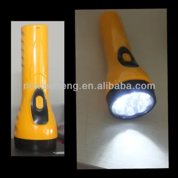 Colorful plastic torch
