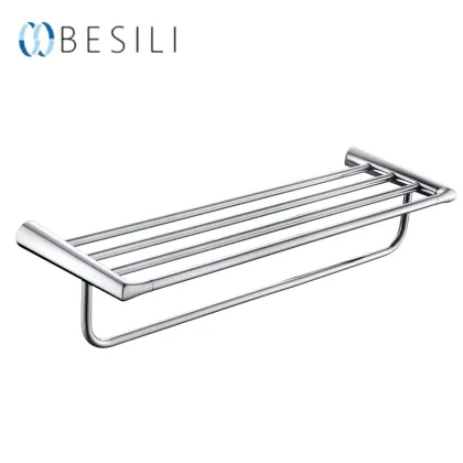 High-Capacity Matte Black Towel Rack for Family Bathrooms
