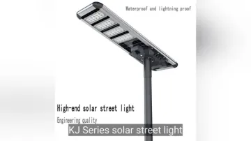 High-Efficiency Solar Street Light with LiFePO4 Battery