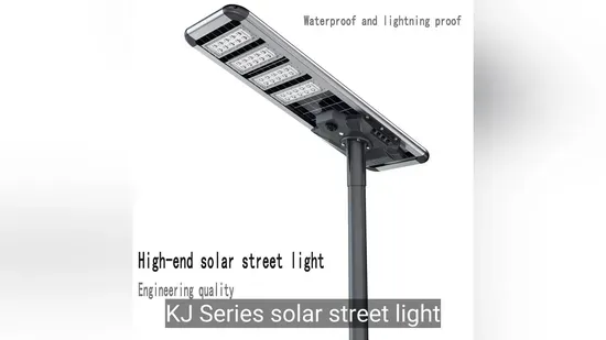 High-Efficiency Solar Street Light with LiFePO4 Battery