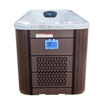 Acrylic filtered ice bath cold plunge tub