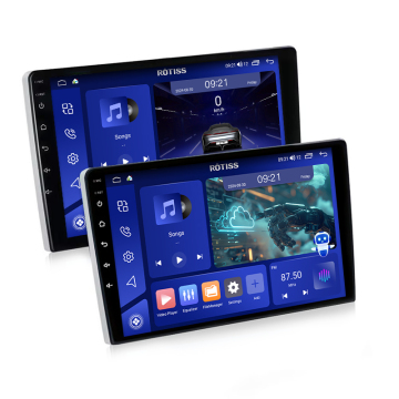 Android 10 Inch Car Radio DVD Player untuk BMW VW dengan Bluetooth, FM, dan CarPlay