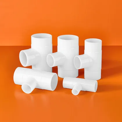 Corrosion-Resistant PVDF Reducing Tee Fitting for Chemical Industrial Pipes