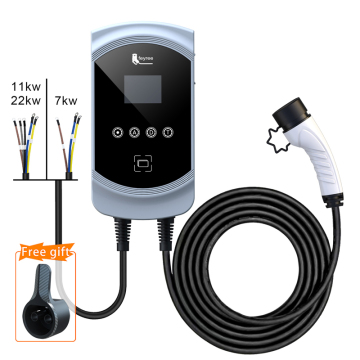 Feyree 32A 22kW AC EV Wall Charger with OCPP1.6J for Commercial Use
