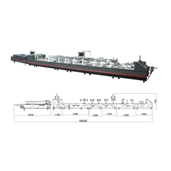 ZH-1100 High-Speed Single-Side Automatic Corner Folding Carton Box Gluer Machine