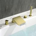 High Flow Waterfall Tub Filler with Hand Shower