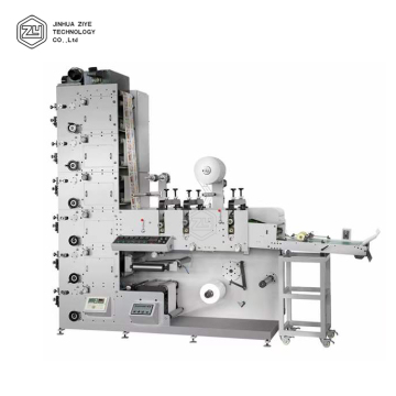 Flexo Printing Press FPL320-4 para etiquetas de pegatinas de papel pequeñas - 4 máquina de impresión en color en venta