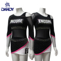 Dandy Dance Team Cheerleading Custom Apparel Shiny Cheerleading Uniforms