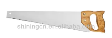 wooden handle hand saw
