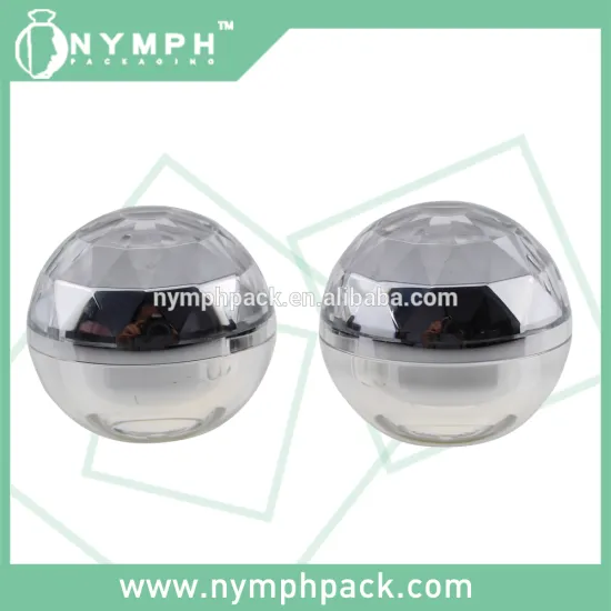 10g round ball acrylic empty cosmetic cream jar