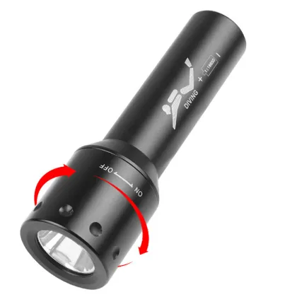 Waterproof IPX8 Underwater T6 LED Dive Light Torch Flashlight for Scuba Diving