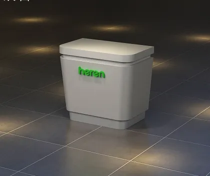 Heren White Checkout Counter