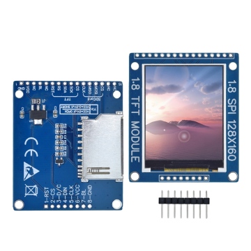 1.8 इंच सीरियल SPI TFT LCD मॉड्यूल 128x160 Arduino के लिए - 3.3V/5V संगत