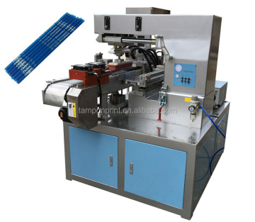 Automatic Drinking PLA Straw Inkcup Tampography Printing Machine