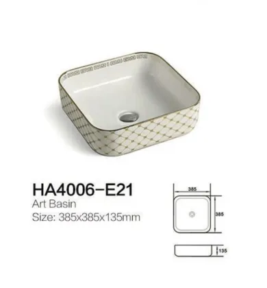 Factory Wholesale Household Bathroom Rectangle Undercounter Sink Basin