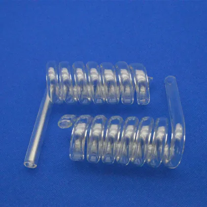 HF Wholesale Helical Quartz Tubes & Glass Coil Tubes