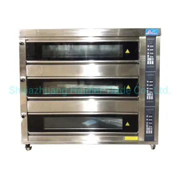 Bakery Equipment Bread Oven 3 Deck Bakery Oven for Bread Making Machine