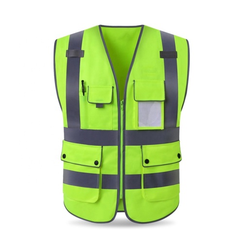 ANSI/ISEA High Visibility Custom Mesh Reflective Safety Vest