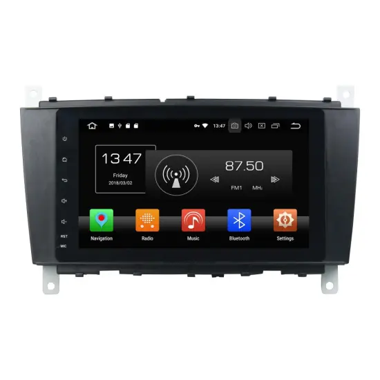 android car entertainment system for C-Class W203