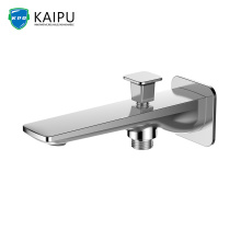 Tub spout with shower diverter
