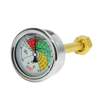 mini button pressure gauge gas analyzers