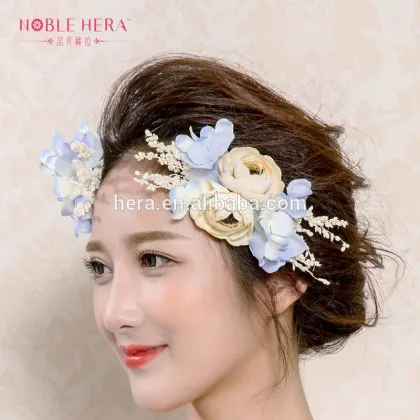Distributors Bridal Hair Accessories Artificial Flower Barrettes Hairpins 146TZ