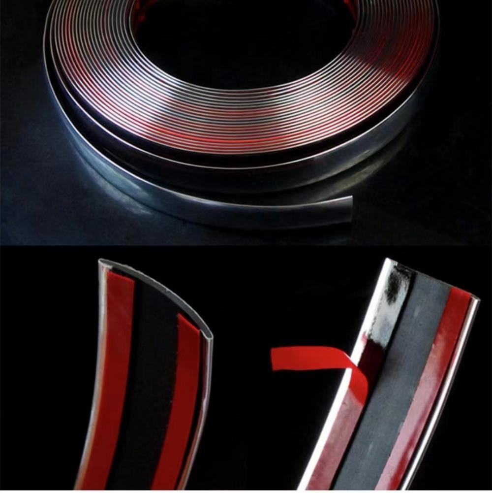 Car body side molding tape decorative tape