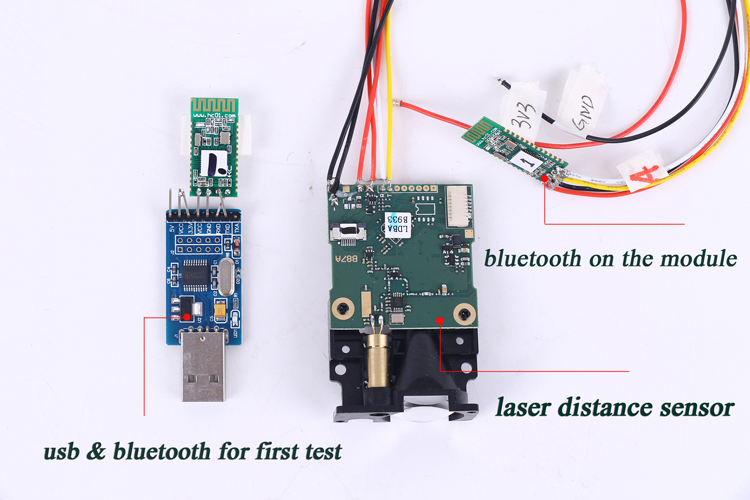 how to test the bluetooth distance module