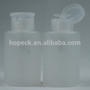 Wholesale 220ml PP Nail Remover Bottle, Alcohol Dispenser Pump Bottle