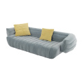 Moderne Baxter Tactile Fabric Sofa