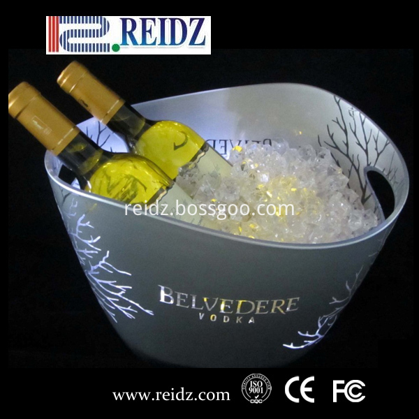 personalized ice bucket with stand