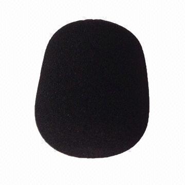 Microphone Windscreen, Black, Reduces Wind, Breath Sounds and Popping Noises