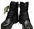 tactical shoes leather boots black military shoes