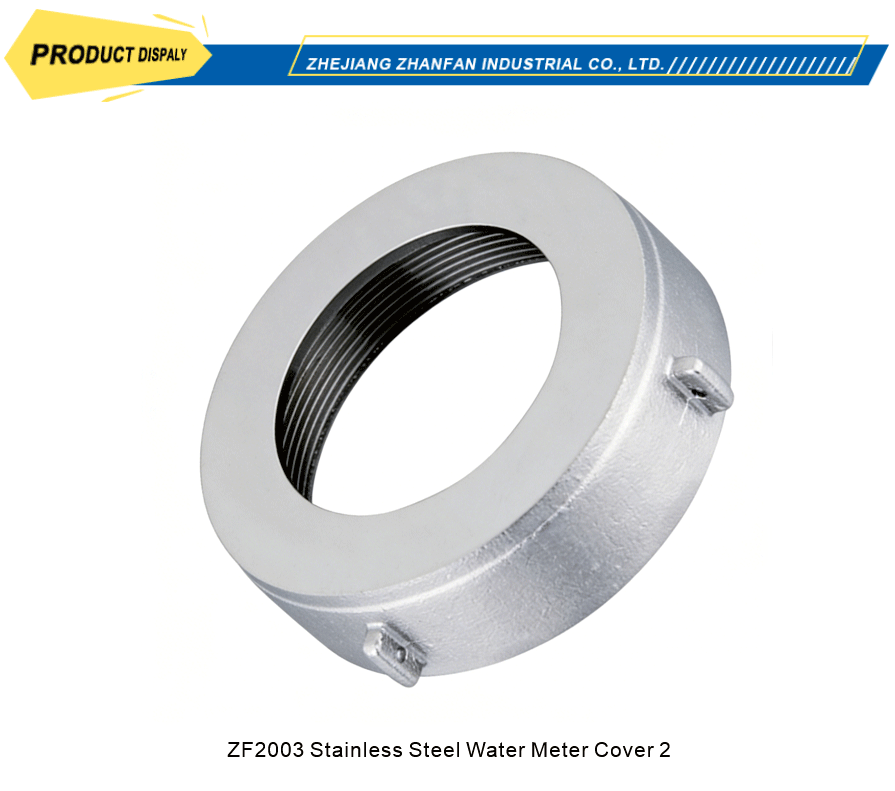 Durable water meter cover stainless steel