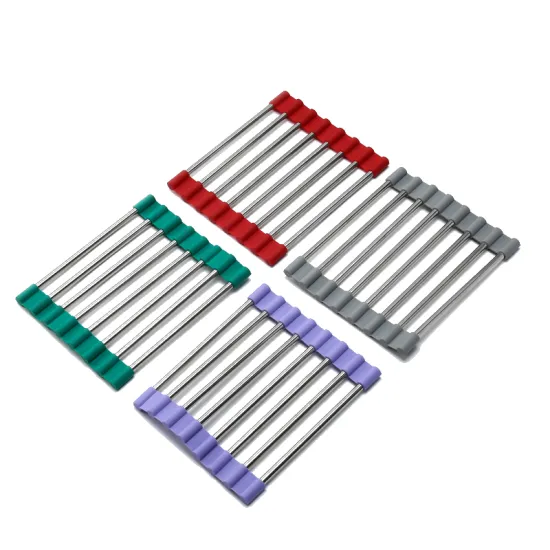 Wholesale 304 Stainless Steel Silicone Heat Insulation Mats for Kitchen Storage and Placemats